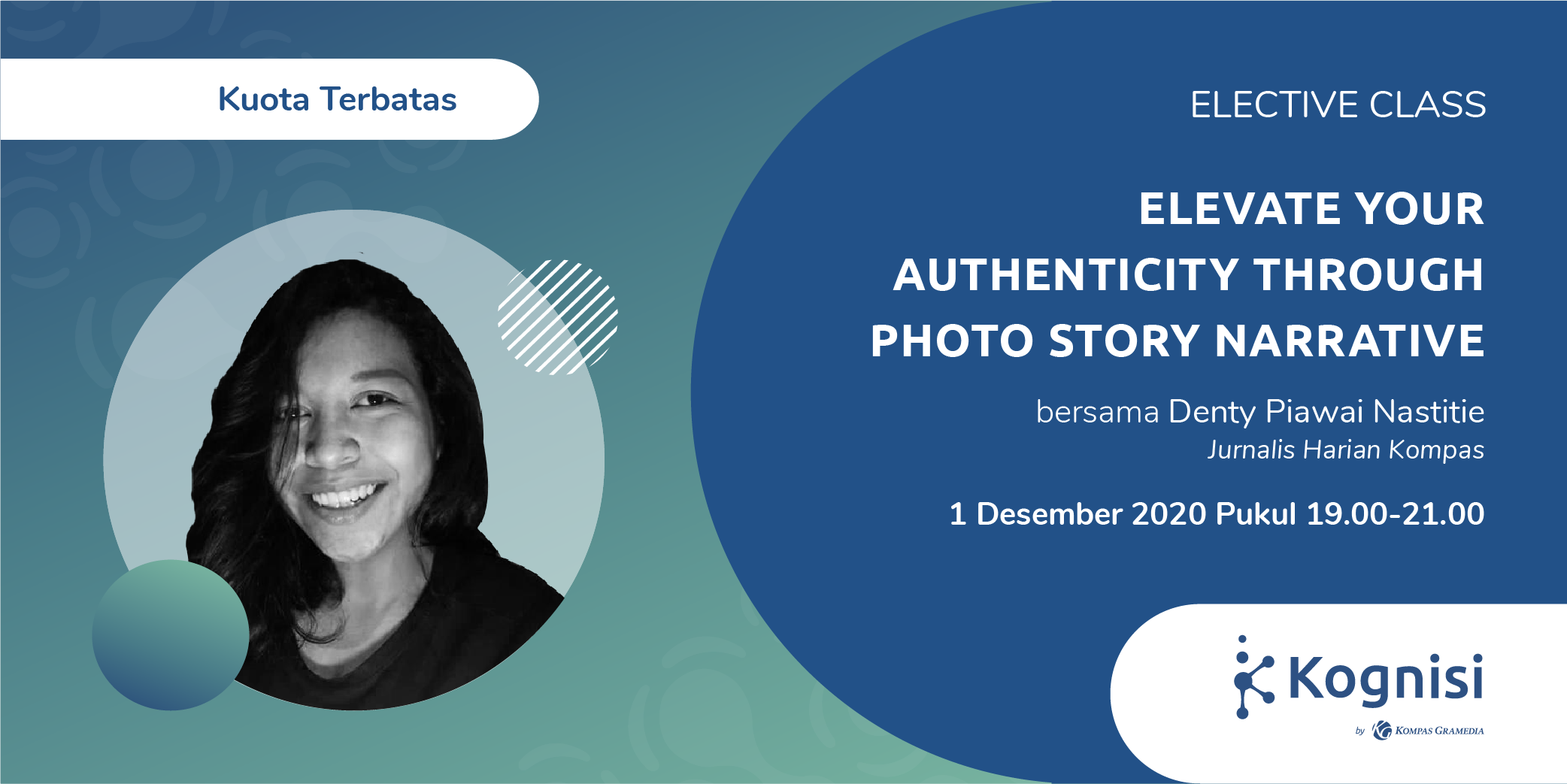 Gambar event Elevate Your Authenticity through Photo Story Narrative dari Kognisi Kompas Gramedia